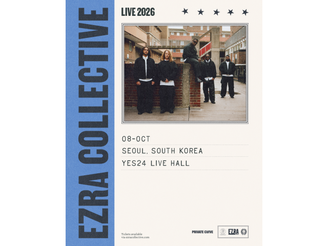 [공연안내] 에즈라 콜렉티브 첫 단독 내한공연  <Ezra Collective Live in Seoul> New Poster